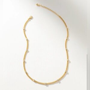 NWT UNCOMMON JAMES Pattern Necklace in Gold